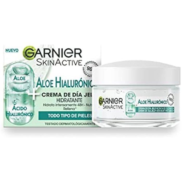 Crème de jour - GARNIER - SKINACTIVE - Hyaluronique - Aloe Vera - 50 ml - Sans parabène