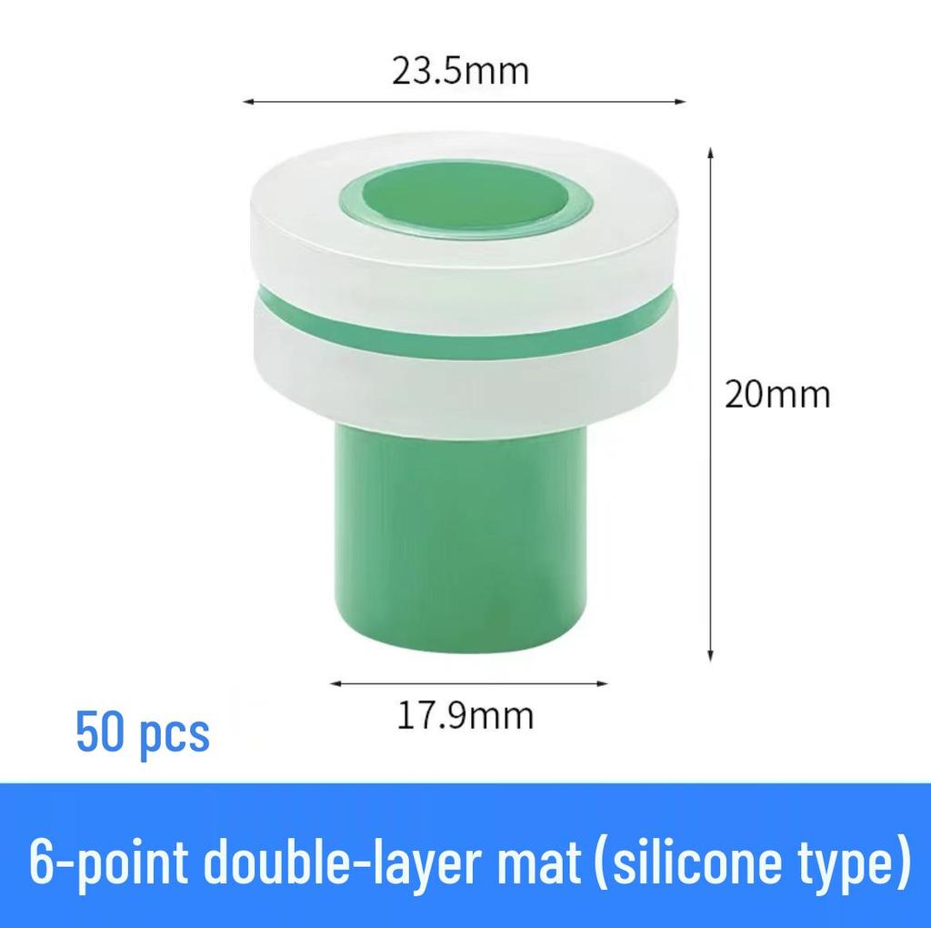 Thickened Silicone Pad for 4-Point Faucet Sealing - No Raw Tape Needed, High Temp Resistant