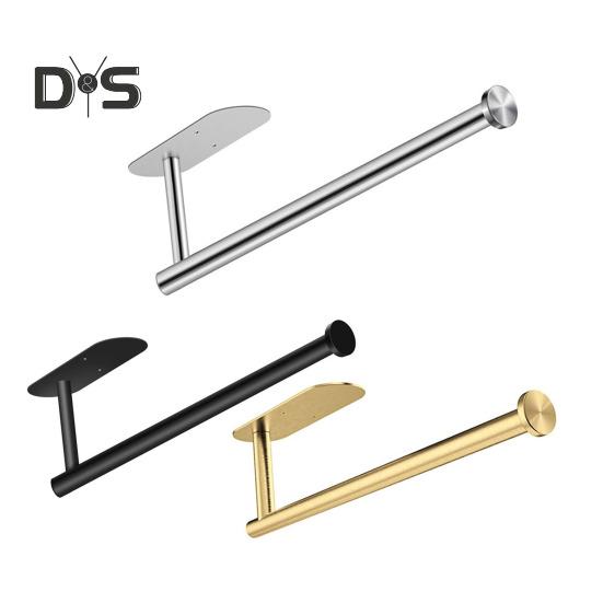 Suport pentru prosoape de hârtie montat pe perete rezistent la rugină Suport autoadeziv pentru prosoape de hârtie Organizator pentru hârtie