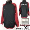 Made In Japan TEAM Jersey Jacket Men XL Black Red Zip Up Blouson Outer Jumper cBH674(USED)