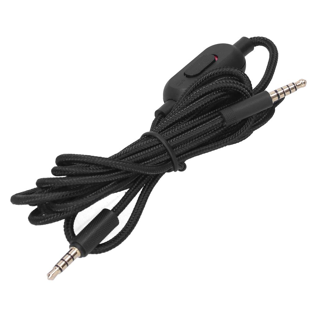 Game Headphone Audio Cable Volume Microphone Control for Logitech G233 G433 GPRO GPROX