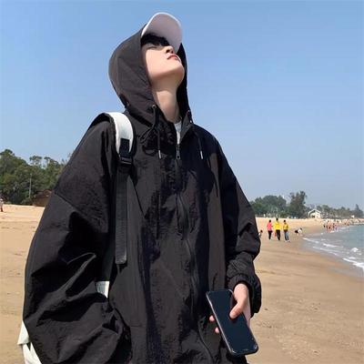 Men's Lightweight Sun Protection Jacket - 2024 Spring/Summer Trend, Loose Fit, Plus Sizes