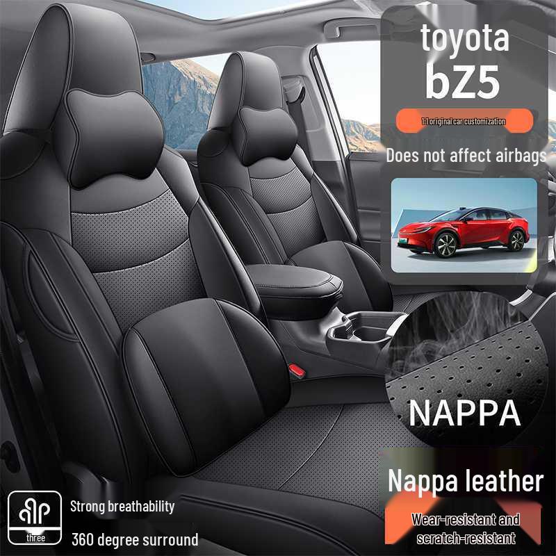 2025 Toyota bz5 Full Coverage Perforated Leather Seat Cover - Universal Four Seasons Cushion