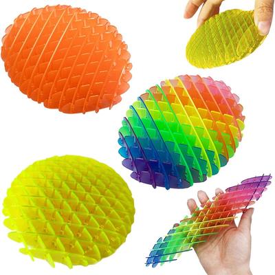 1Pc Multicolour Fidget Worm Toy Elastic Sensory Slug Fidget Toy Stress Anxiety Relief Desk Fidgets For Autistic & Adhd