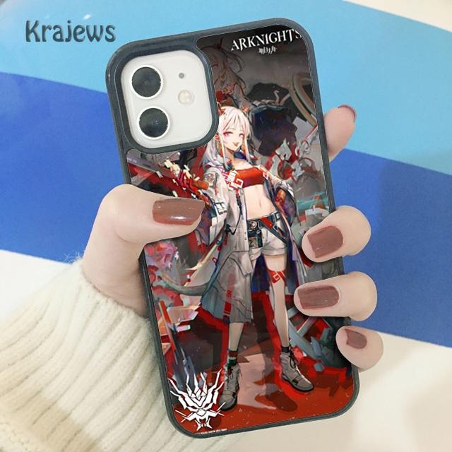 Krajews Amiya Ansel Arknights Soft Phone Case Cover For iPhone 14 5 SE 6s 7 8 plus X XR XS 11 12 13 pro max Samsung S21 S22ultra