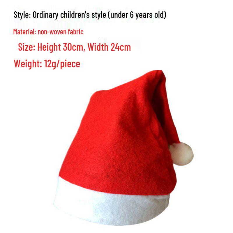 

Adult & Child Red Christmas Santa Hat Ornament - One Size One Size