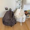 Schoolbag Korean sweet polka dot backpack bag women's 1011 new girls versatile high-value schoolbag drawstring casual backpack