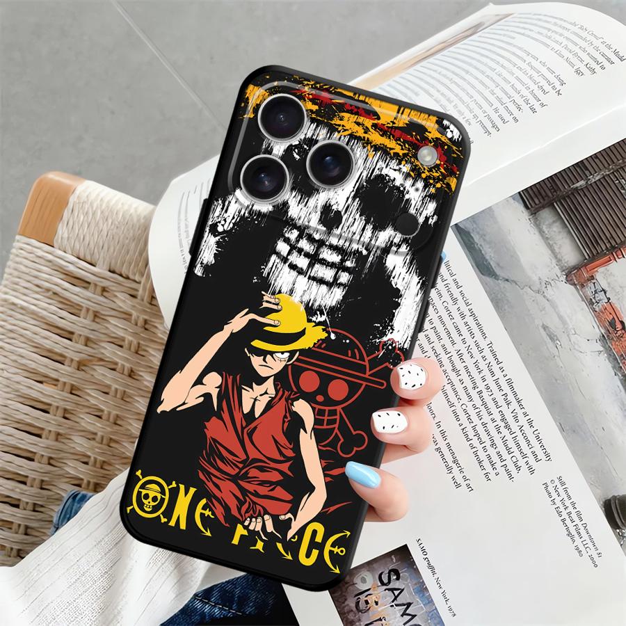 Ones Pieces Luffy Funda Phone Cover Case for iPhone 17 16 Pro Max 14 11 X XS XR 12 17Air 13 Mini SE 15 Plus 7 8