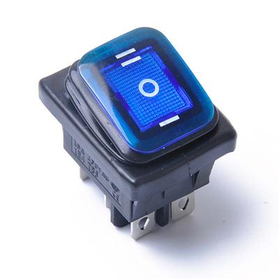 On Off On 6 Pin 12V Car Boat LED Light Rocker Toggle Switch Latching Waterproof Switch