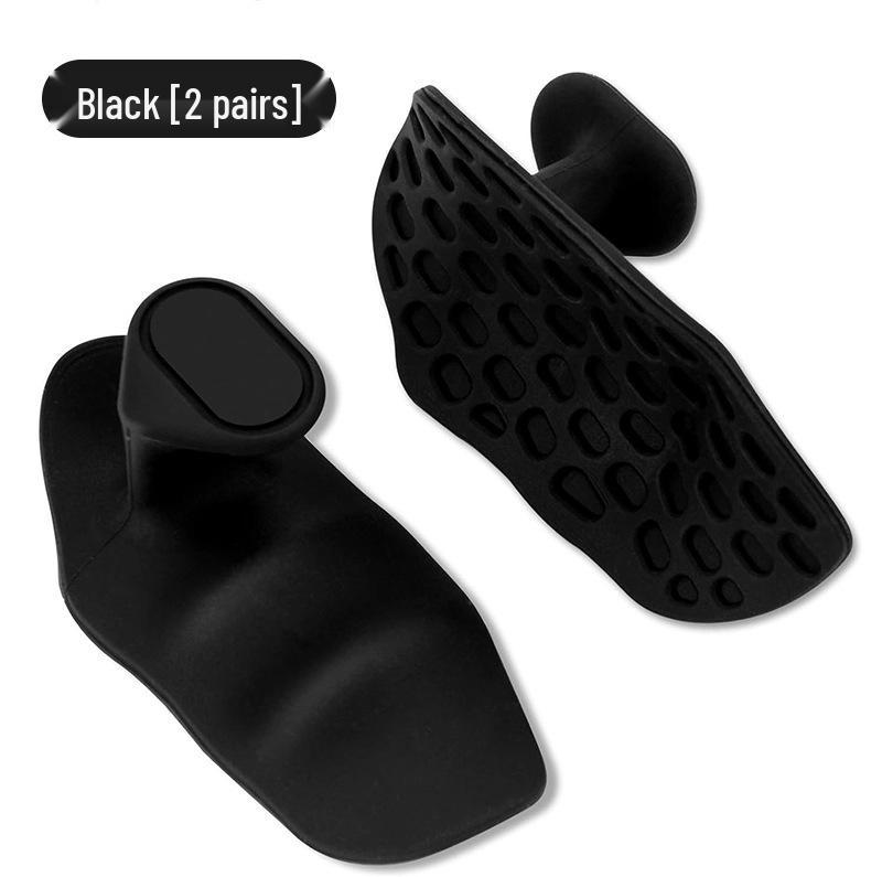 

Silicone Non-Slip Hand Pad: Anti-Callus Grip for Fitness & Weightlifting Pair (OPP Bag Packaging) чёрный