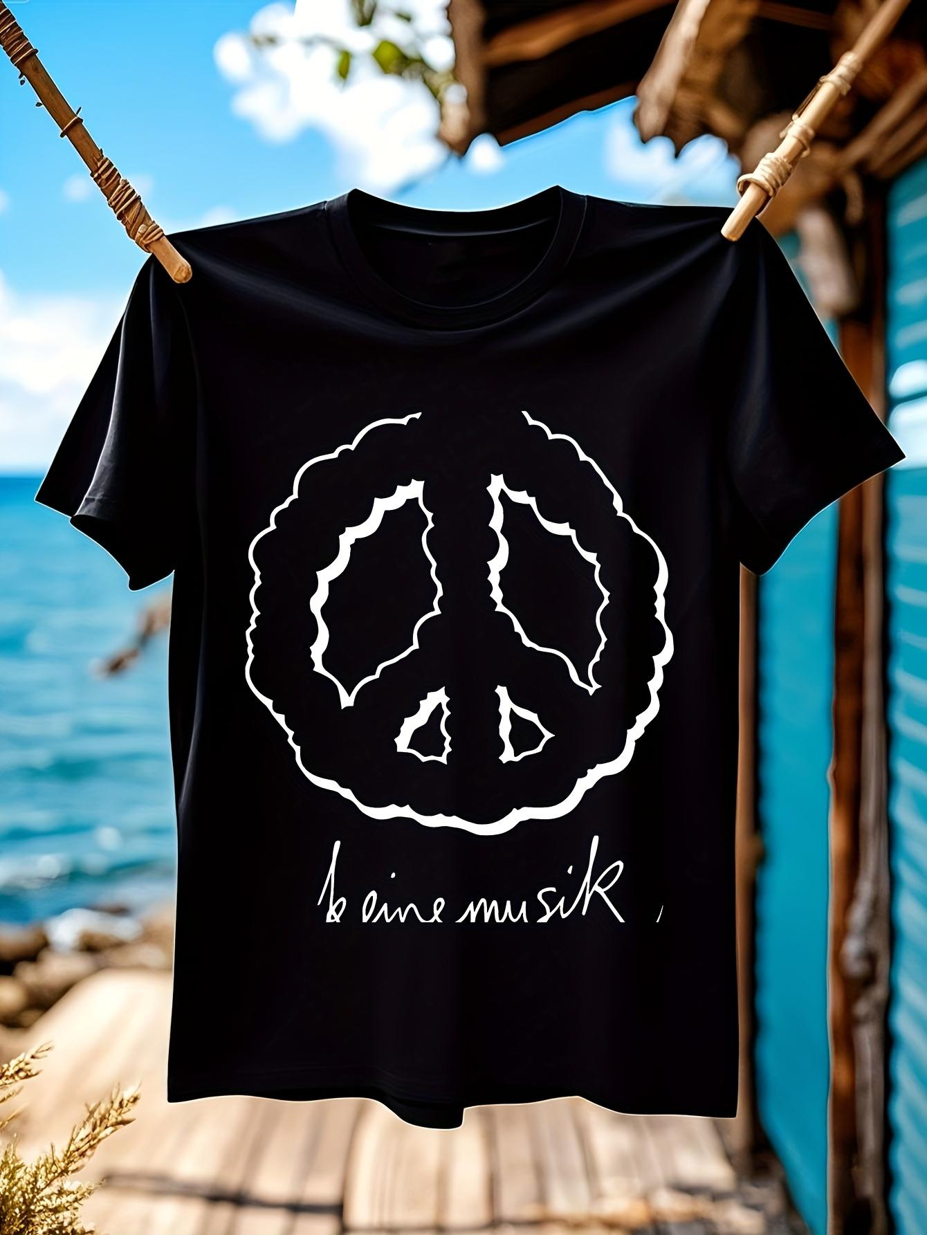 Keinemusik Graphic T-shirt - Minimalist Peace Symbol XL