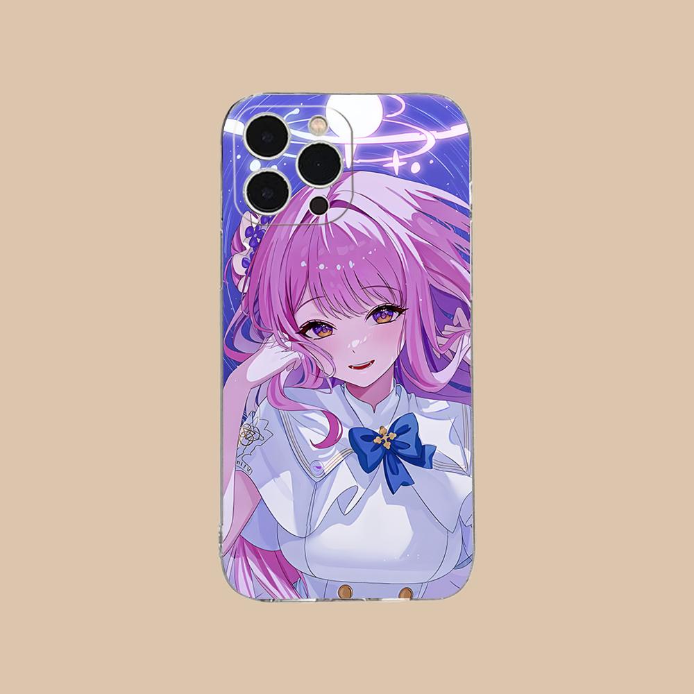 Blue Archive Misono Mika Clear TPU Mobile Case for iPhone 17 16 15 14 13 12 11 X XR XS Air Pro Max Plus Mini Colorful Cover