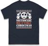 Nightmare Before Christmas TShirt Funny Spooky Halloween Xmas Festive Tee Top