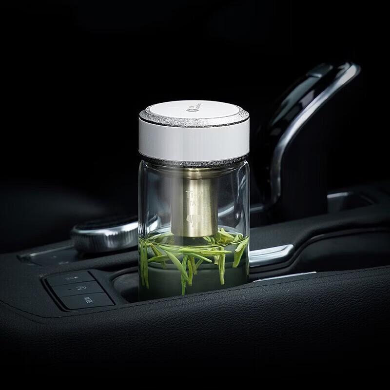 WANXIANG Titanium Silver Antibacterial Single-Wall Glass Bottle