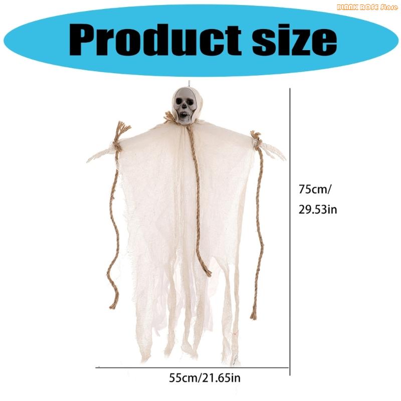 K1AE 2pcs Halloween Skeletons Hanging Decorations Specter Skull Specter Ornament For Party Decorations
