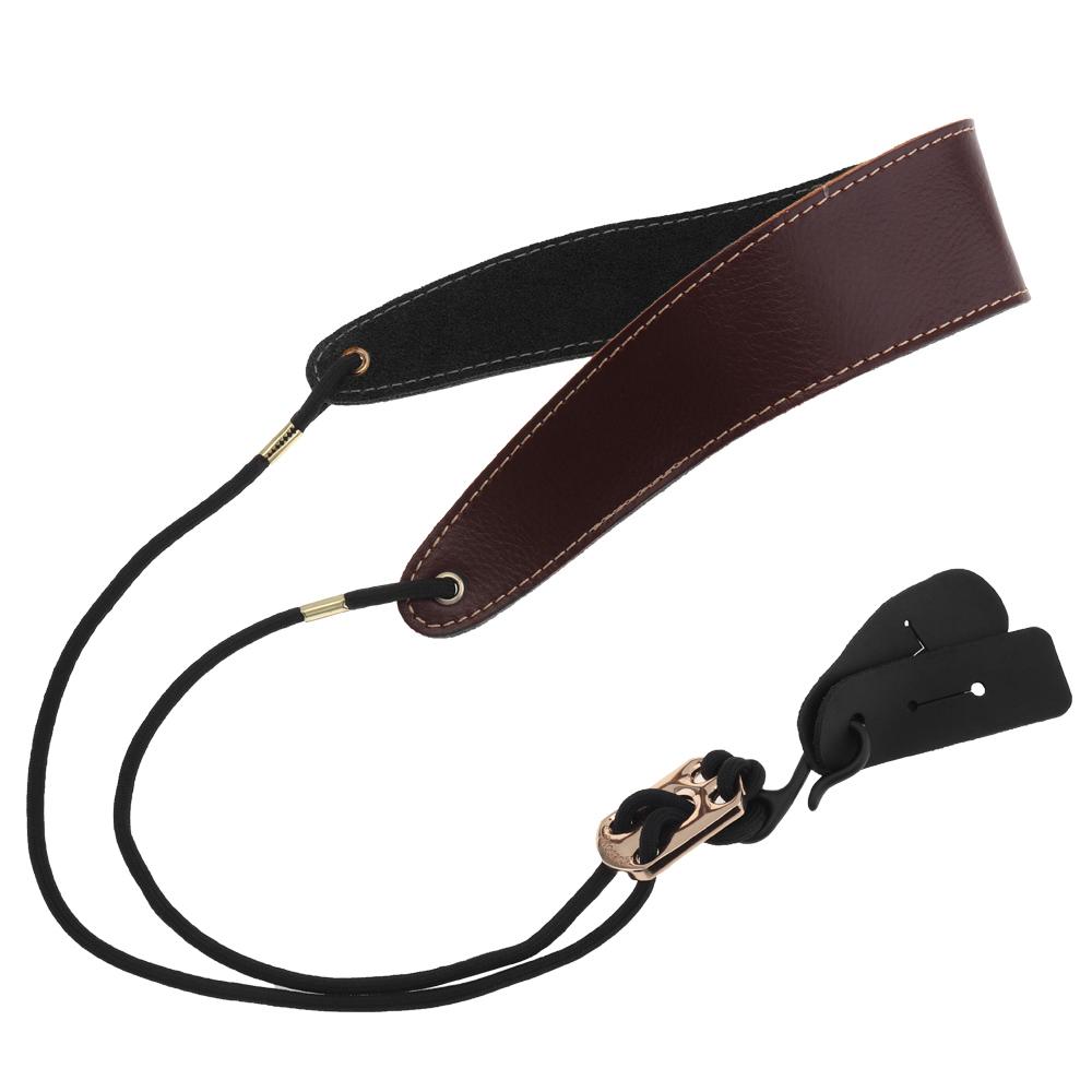 

Регулируемый шейный ремень для саксофона и кларнета из натуральной кожи, один плечевой ремень с металлической пряжкой