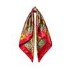 90cm Trendy Paisley Silk-Style Headscarf for Women - European American Design