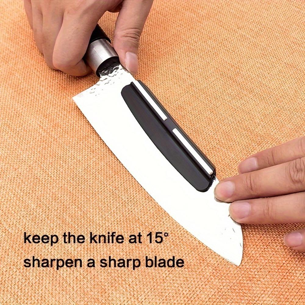 1Pc Professional Plastic Angle Guide Sharpening Stone Kitchen Knife Sharpener Knife Tool Sharper Blade Sharp Diamond Accessories