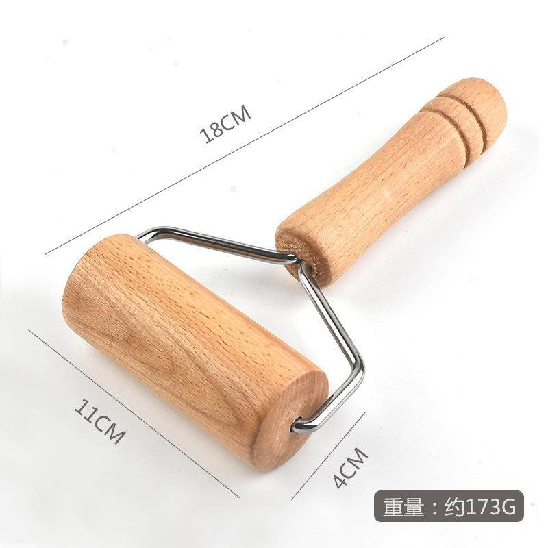 Double Dough Roller Pottery  Polymer Clay Rolling Pin Wooden Roller For Diamond Rhinestone Embroidery Art Hobby Supplies