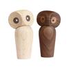 ABIY Bellissime Figurine di Animali Uccelli Gufo Moda Legno Naturale Artigianato Popolari Carine Regali per Bambini