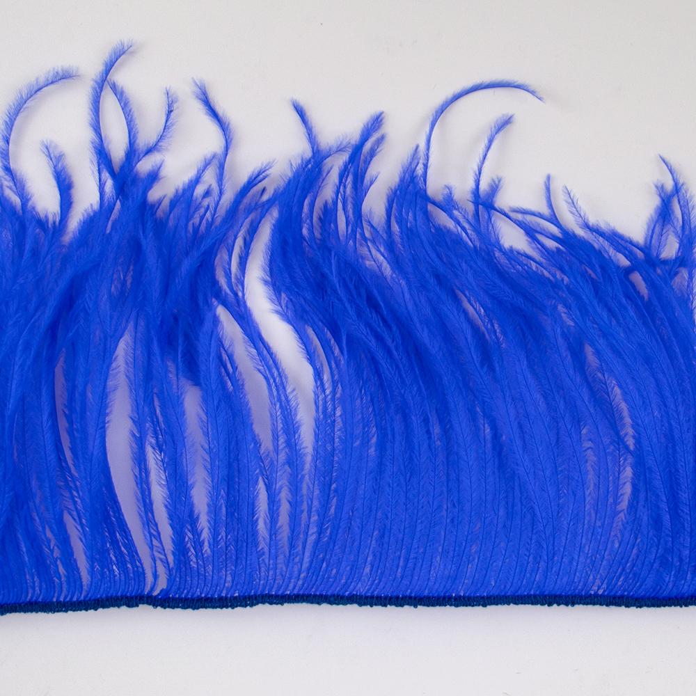 1 Metr Czarny Strusi Piórnik Wysokiej Jakości Dostosowany Piórnik do Sukni na Przyjęcie Weselne Odzieży do Szycia