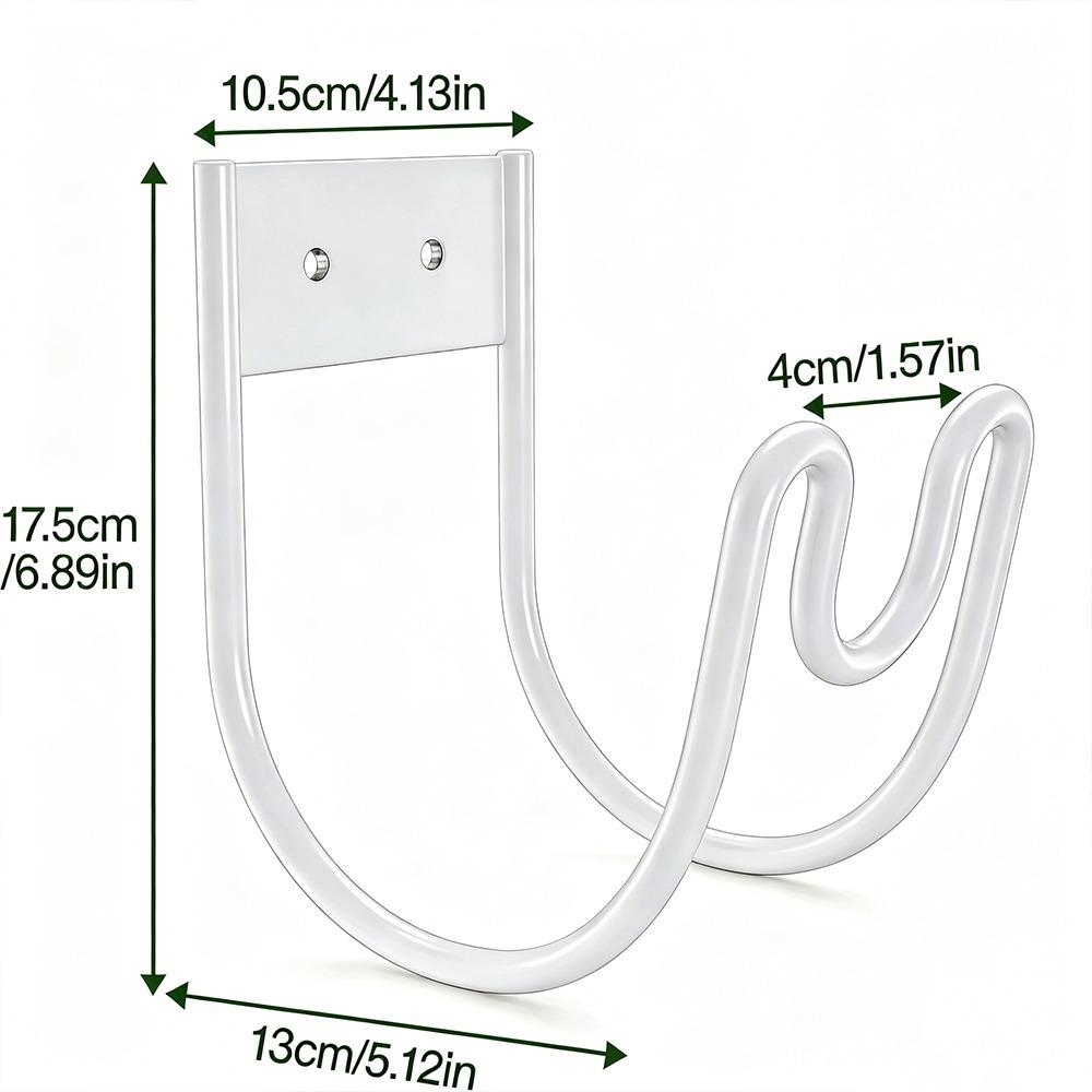 Easy Installation Garden Hose Hanger Iron Metal Water Hose Rack Garden Water Pipe Hook Garden Use