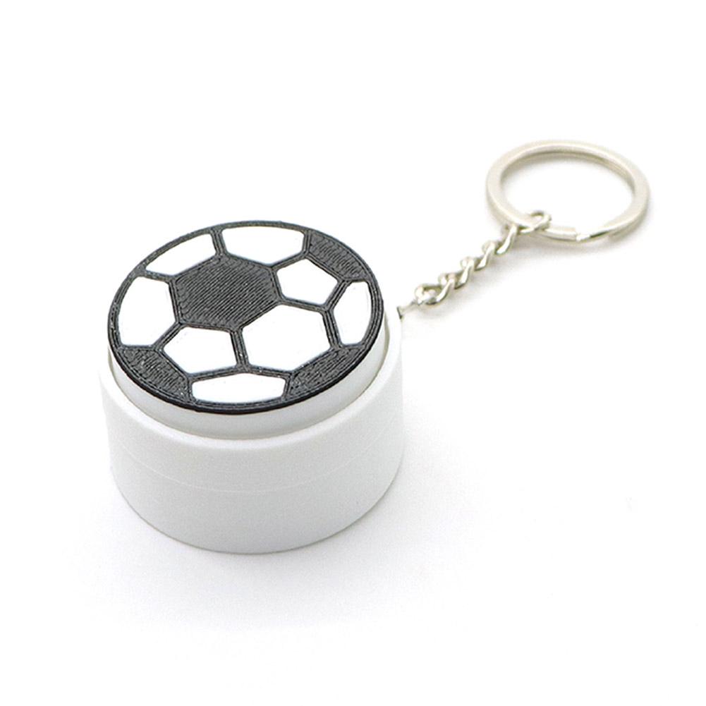 Button Decompression Keychain Pendant Ball Toy Creative Clicker Bag Pendant 3D Printed Pendant