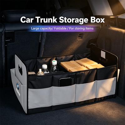 Organisateur de coffre de voiture Grande boîte de rangement pliable Accessoires pour E46 E60 E90 E39 E87 E36 E92 E70 E91 X3 X5 X1 X2 X4 Porte-clés