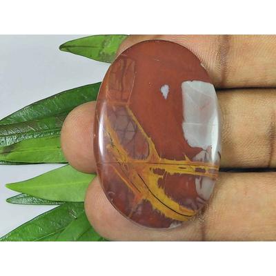 27X41X05MM Natürlicher Noreena Jaspis Ovaler Cabochon Loser Edelstein 55Cts SK-3840