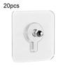5/10/20Pcs Adhesive Wall Picture Frame without Nails Mount Screw Hooks Wall Hangers Heavy