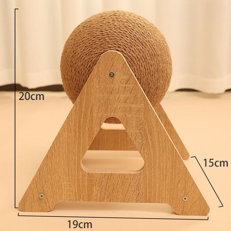 Cat Scratching Board Toy with Ball Sisal Rope Perches for Climbing Sharpening Cat Tree Accessories Self Play pet products