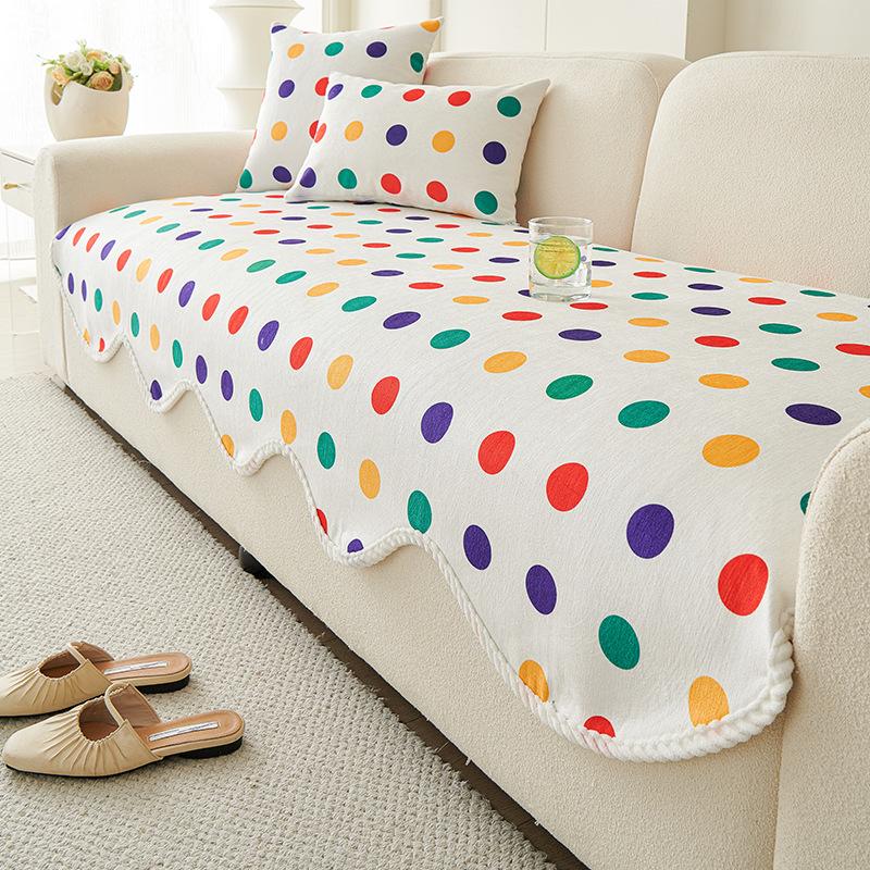 New Simple Modern Style Special-Shaped Sofa Cushion One Piece Cloth Sofa Seat Cushion Advanced Feeling Cover