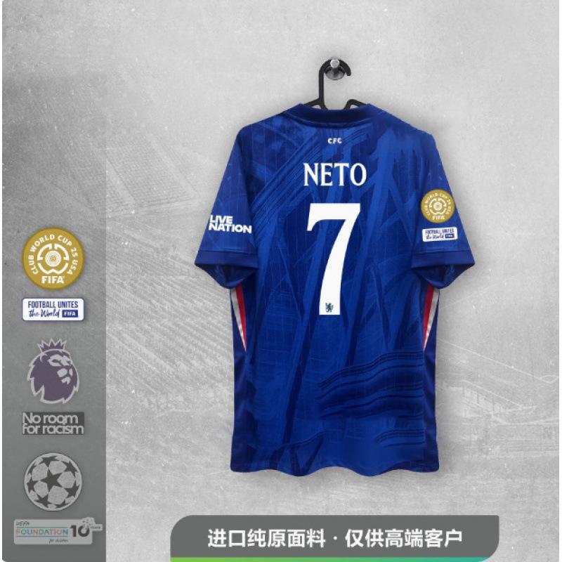 Coppa del Mondo per Club 2526 Chelsea Maglia a Maniche Corte Edizione Fan Edizione Giocatore Stampabile