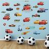 Cartoon Cars Lighting McQueen 3D Wall Sticke s For Kids Room Home Bedroom PVC Decor Cartoon Movie Mural Art Decals