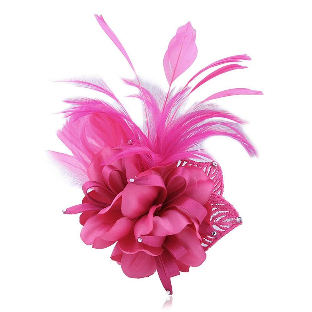 

Cloth Feather Niche Design Wedding Jewelry Women Flower Brooch Vintage Brooch Korean Style Brooch розы красного