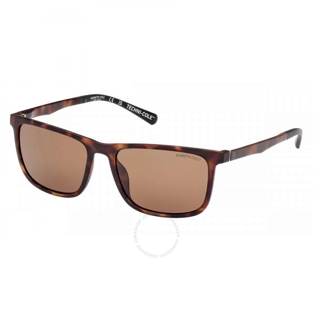 Buy Kenneth Cole Polarized Brown Rectangular Men S Sunglasses