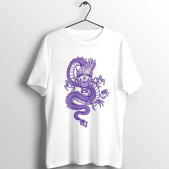 Donna Estate Manica Corta Casual Loose Shirt Harajuku T-shirt Female  TopsT-shirt da donna T-shirt stile cinese Stampa drago T-shirt oversize  acquista in modo economico — spedizione gratuita, recensioni reali con foto  —