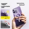 Baseus Magnetic Charging Case for IPhone 14, Premium MagSafe Compatible Ultra-Thin Airbag Shockproof Phone Case, Transparent