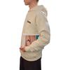 Converse RAGLAN ELEVATED Sweatshirts Men's White Hooded Moderate Regular 10024580-A04