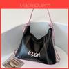 Fashionable Chic Ladies Tote Bag 2023 Street Style Pu Leather Medium Size