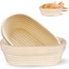 Brot Garekorb Sauerteig Banneton Brotkörbe Natürliches Rattan Weide Teig Gareschalen Heim Brot Gebäck Backwerkzeuge