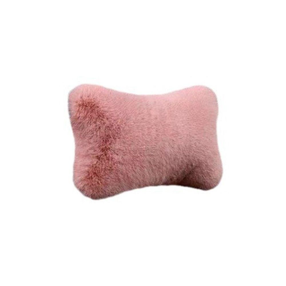 Soft Foam Lumbar Pillow Plush Cushion Headrest Cushion Car Headrest Pillow  Winter Season
