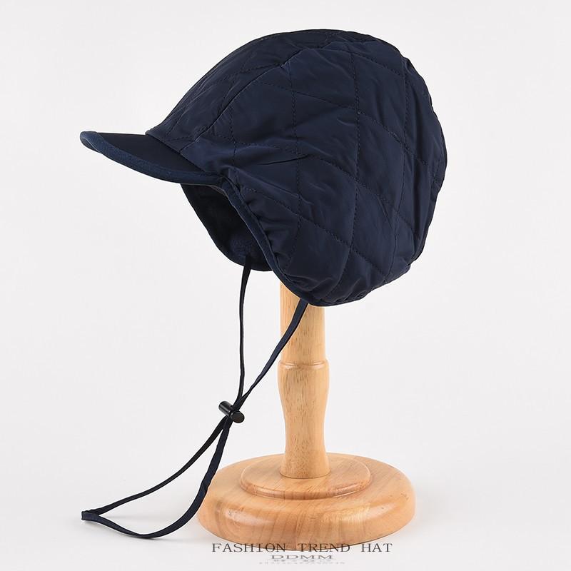 Down Cotton Cap Children Winter Motorcycle Helmet Liner Liner Windproof Short Brim Duck Tongue Lei Feng Cap Male Cycling Cap