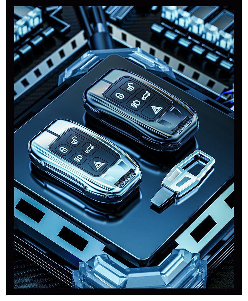 Jaguar Schlüsseletui für XEL, XFL, E-PACE, XJL, F-PACE - Luxuriöse Schutzhülle