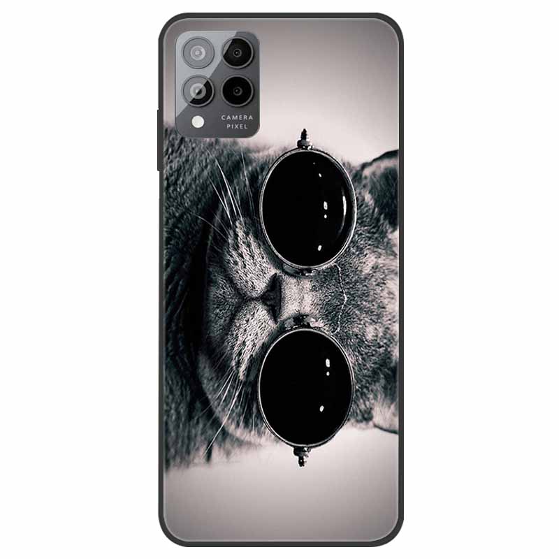 Case For T-Mobile REVVL 6 5G Animals Soft Silicone TPU Phone Back Cover for T-Mobile Revvl 6 Pro 5G Coque Protective Wolf Cat