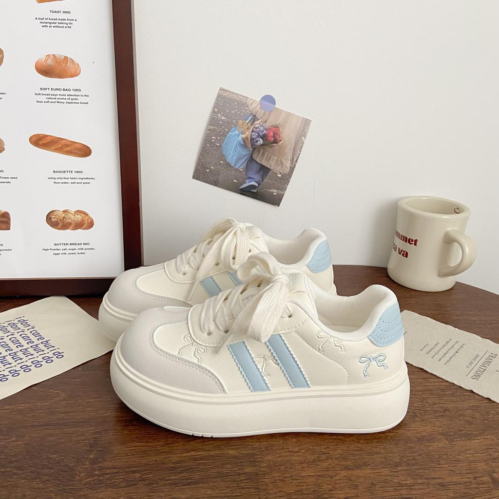 Ugly cute muffin sports 22 autumn new chic niche design students Dexun Forrest Gump board shoes