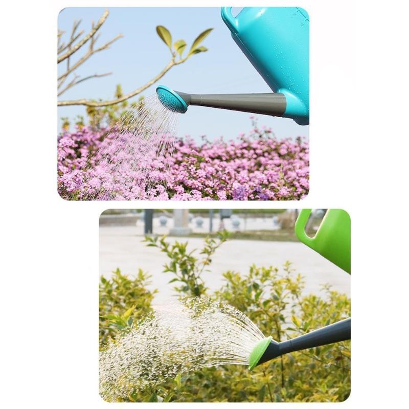 Large Capacity Plastic Plant Watering Can With Adjustable Nozzle for Outdoor Cleaning And Horticulture