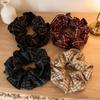 2025 Retro Plaid Fabric Hair Tie - Large Grid Ponytail and Bun Accessory