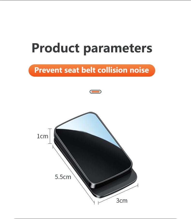 Magnetic Car Interior Supplies Seat Belt Holder Stabilizer Accessories For Porsche 911 718 Taycan Panamera Cayenne Macan Boxster