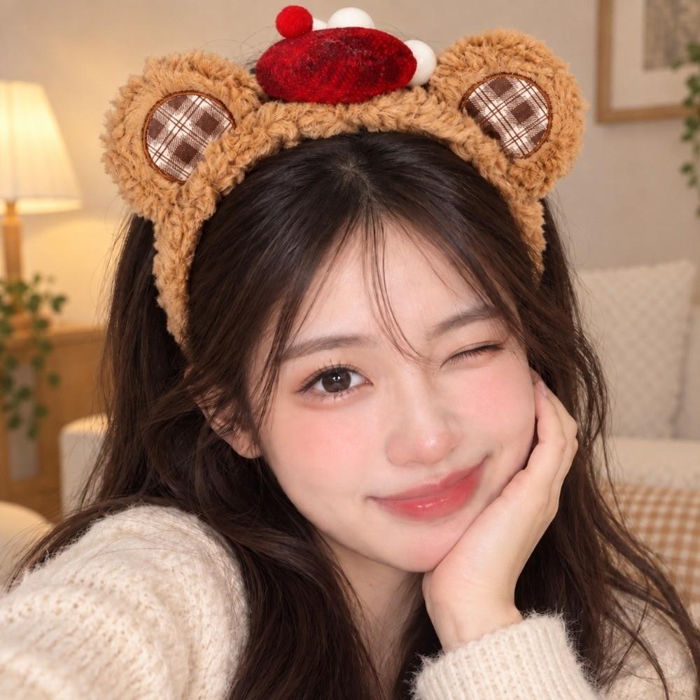 Fluffy Plush Headbands Soft Animal Hair Hoops Faux Fur Tiaras Cute Hairbands Daily Wear